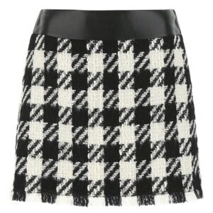 Dolce & Gabbana Black and White wool Skirt size 36 - Never Worn